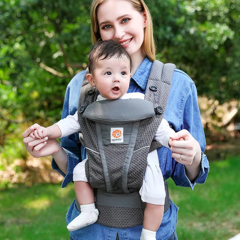 Marsupio in cotone per zaini ergonomici, supporto per spalla, cintura in vita, imbracatura per bambini, per tenere all'aperto davanti e dietro universale
