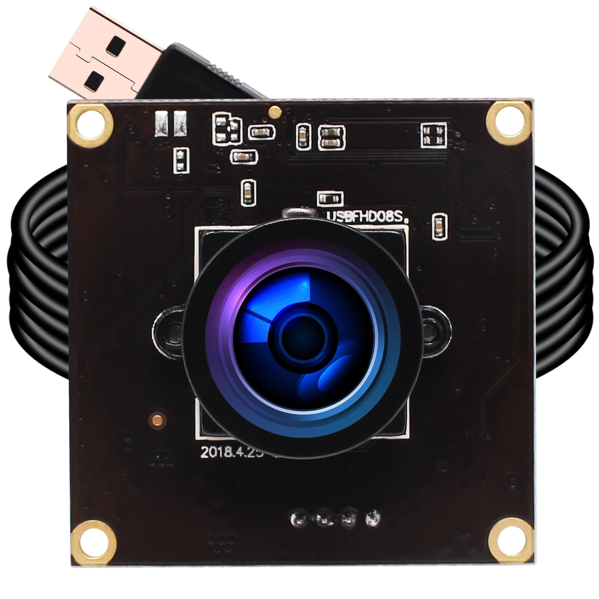 High Speed 1080P 60FPS Webcam Module Mini 720P 120FPS USB Camera Module With 2.9mm Lens for Motion Analysis and Biomechanics