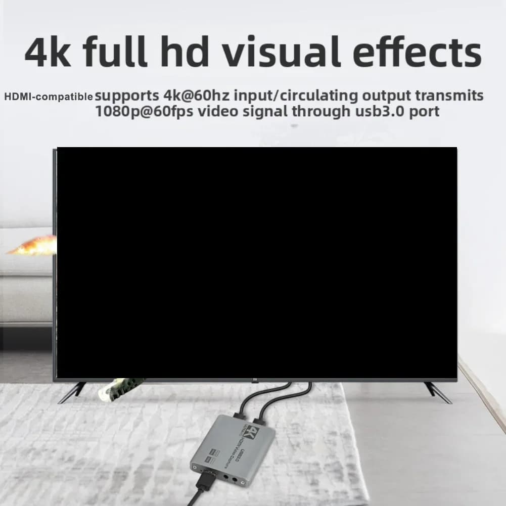 Vendite calde MS2131 Scheda di acquisizione video 4K60Hz Registrazione ad alta definizione Loop Out per switch della fotocamera Strumento di streaming live da gioco
