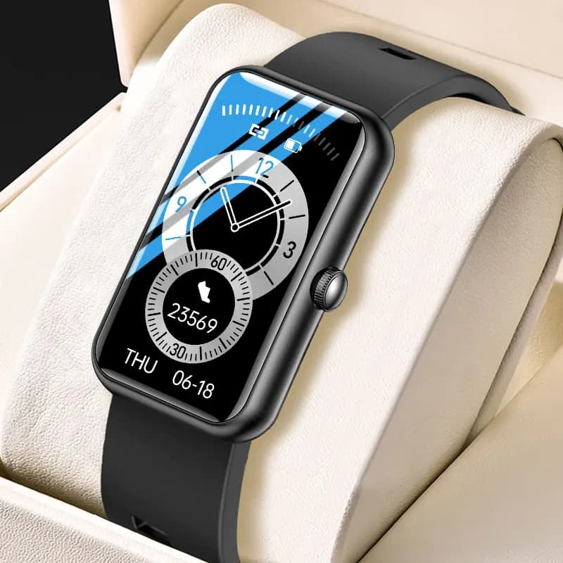 New Smartwatch with Oxygen Measurement in Blood, 1.45'' Screen, Cardiac and Sleep Frequency Monitoring, 15 Day Battery Life, IP68 Waterproof