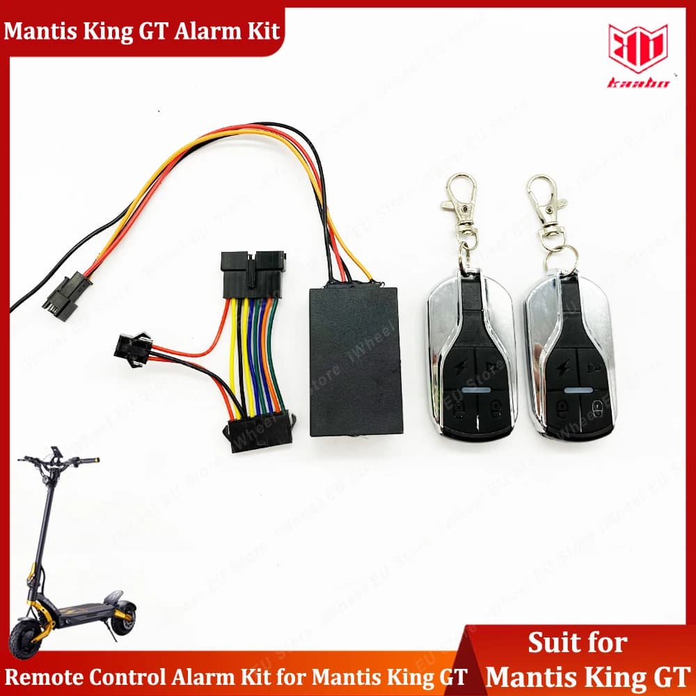 Kit Allarme Antifurto con Telecomando per Monopattino Elettrico Kaabo Mantis King GT 60V 24Ah, Facile Installazione