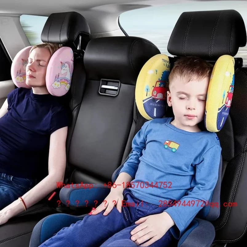 Poggiatesta Laterale per Auto, Cuscino per Dormire e Riposare in Auto, Protezione per Viaggi, Supporto Cervicale, Accessorio per Dormire a Lunga Distanza