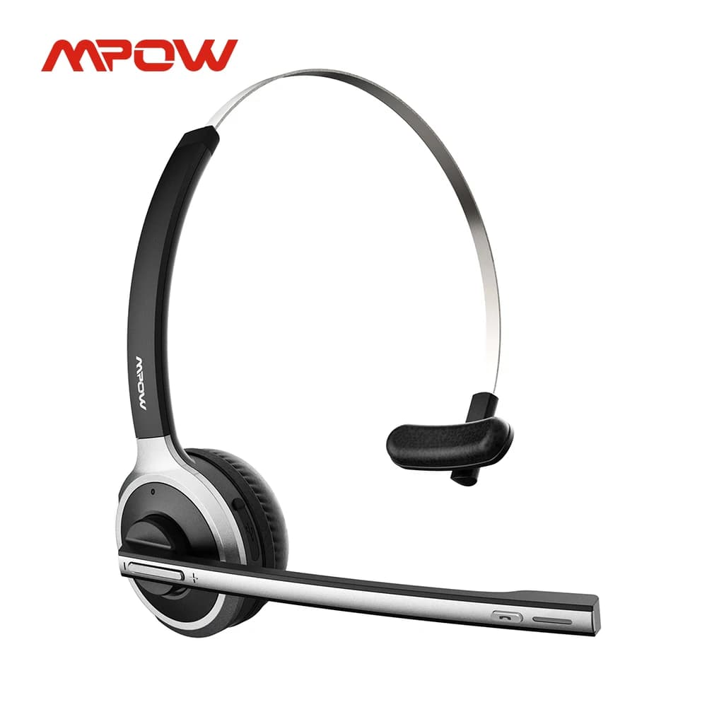 1/2PCS Mpow M5 cuffie Wireless cuffie Bluetooth con microfono cuffie per Computer con cancellazione del rumore per PC Laptop Truck Driver Call