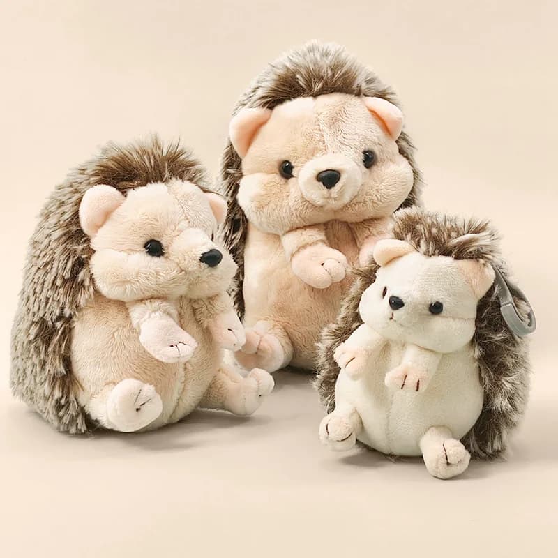 Adorabile bambola di peluche riccio di peluche per compagno di sonno per l'arredamento della camera, regalo di compleanno carino