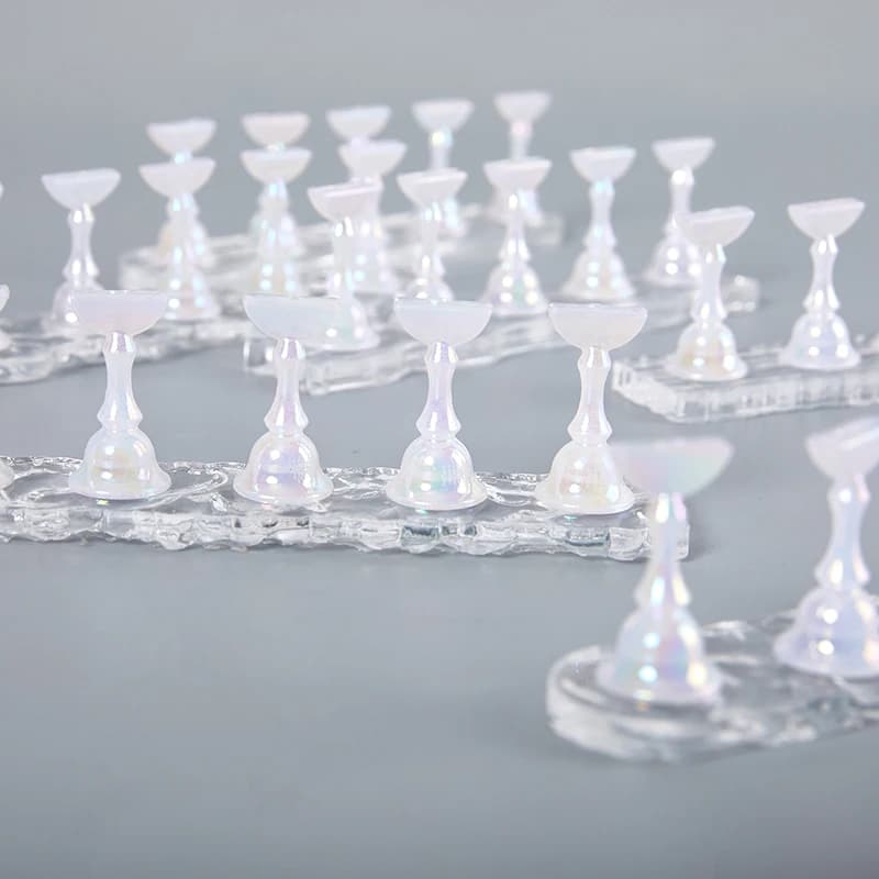 Supporto magnetico per unghie espositore acrilico per punte per unghie finte smalto Gel che mostra tavolozze per scaffali fornitura di strumenti per la pratica del Manicure