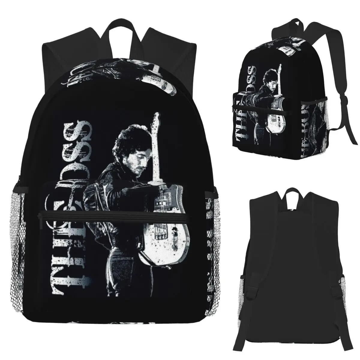 Bruce Springsteens Rock Music Tour Heavy Metal Zaino per studenti Borsa da scuola Zaino da viaggio per borse a tracolla per ragazzi e ragazze