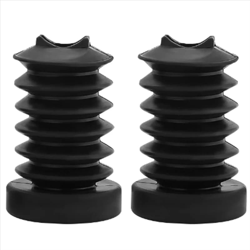 Coperture per ammortizzatori Protezioni per stivali forcella posteriore in gomma per Touring Street Electra Glide Road King 1997-2013