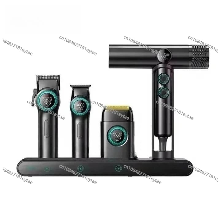 Barbiere professionale Combo BLDC 9000 giri/min Tagliacapelli Trimmer Asciugacapelli Set professionale 4 in 1