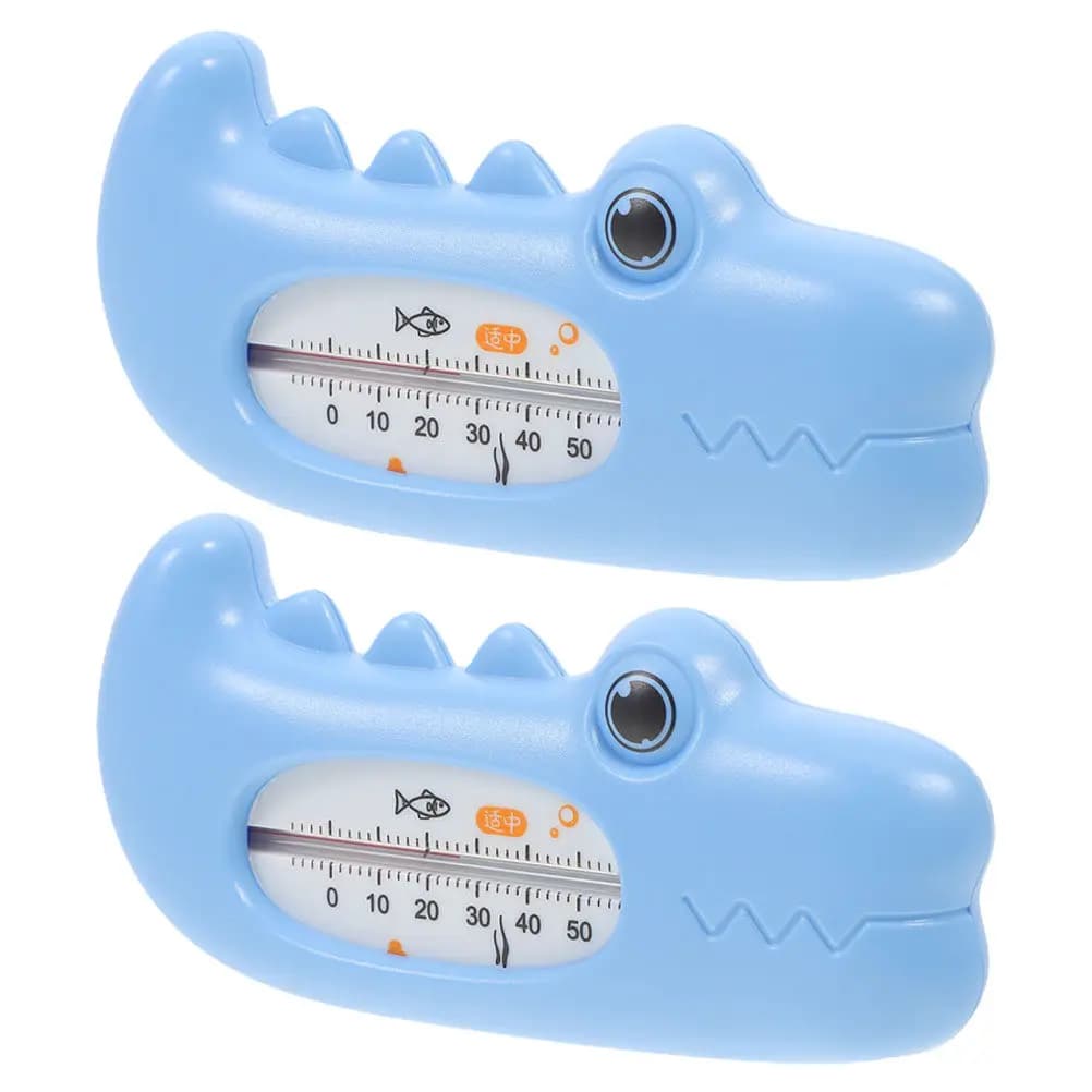 2Pcs Water Thermometer Cartoon Pool Thermometer PP Material Shatter-Resistant for Swimming Pool Spa Bath Tub Temperature