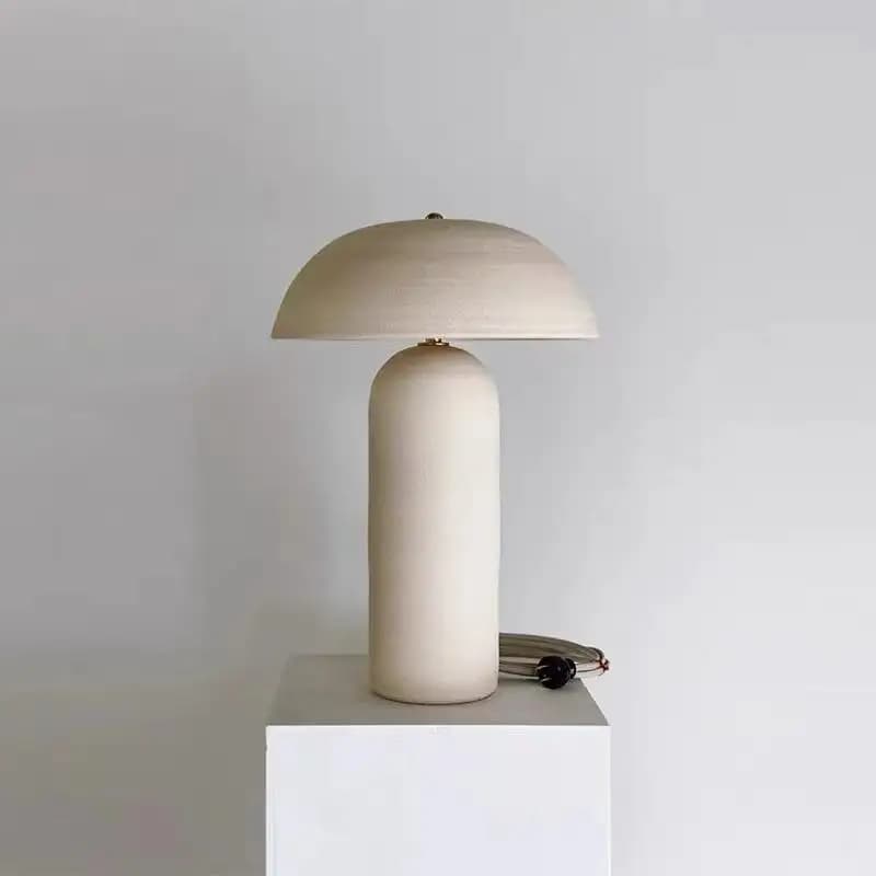 Lampada da tavolo in vaso di argilla stile Wabi Sabi per soggiorno, hotel, soggiorno in famiglia, sala campioni, anche lampada da comodino di design, decorazione artistica