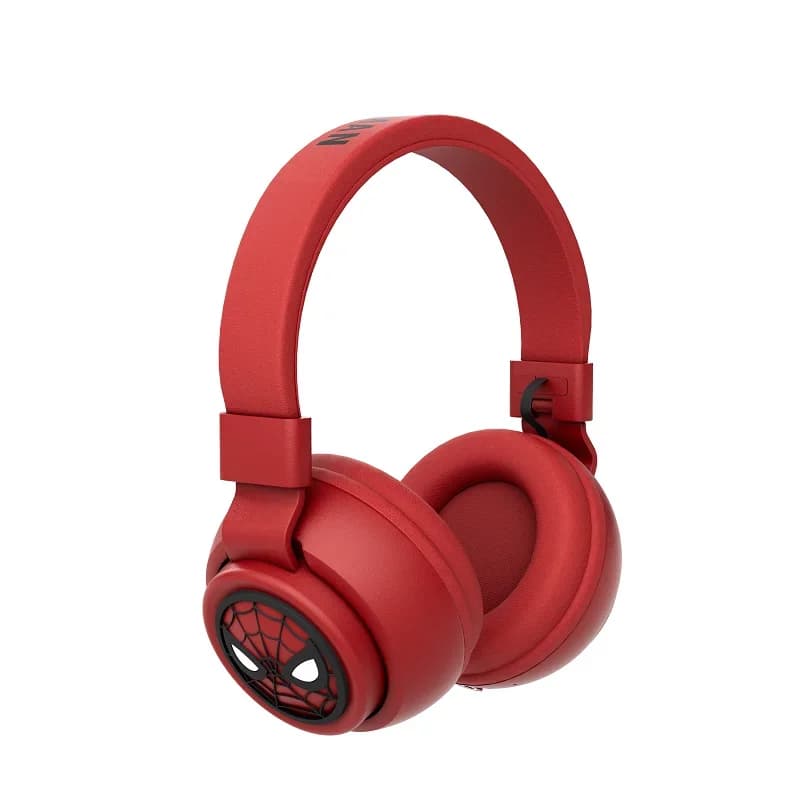 Cartoon Spider-Man Series Headphones Wireless Earphones Bluetooth Foldable HIFI Sound Bluetooth Headsets for Kids Anime Cartoon
