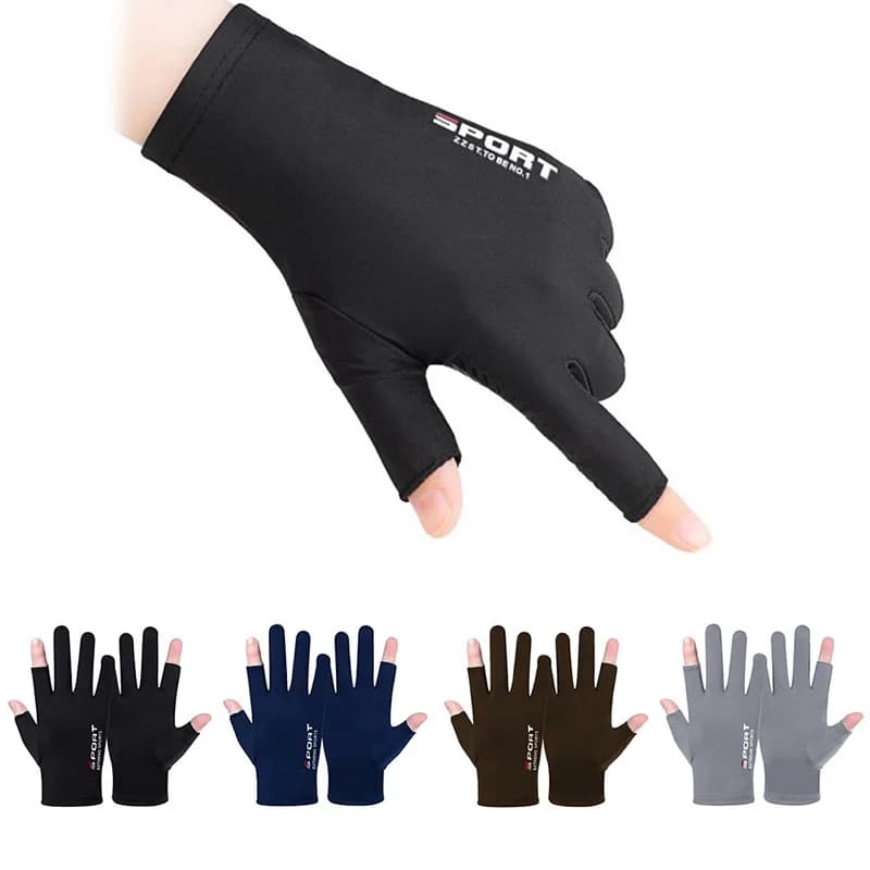 1 pair summer UPF 2000 + anti- Women's UV Fishing Gloves Sun Protective Spring Breathable Cycling Gloves Sports Gloves Fishing Gloves
