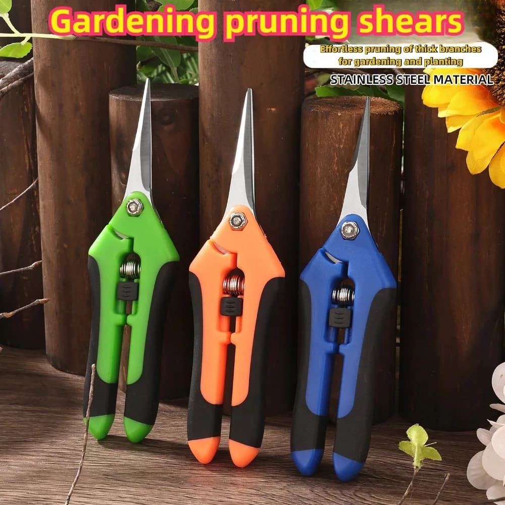 Forbici da Giardino Professionali, Attrezzi Manuali, Cesoie da Potatura da 65 Pollici con Lame in Acciaio Inossidabile per la Potatura delle Piante