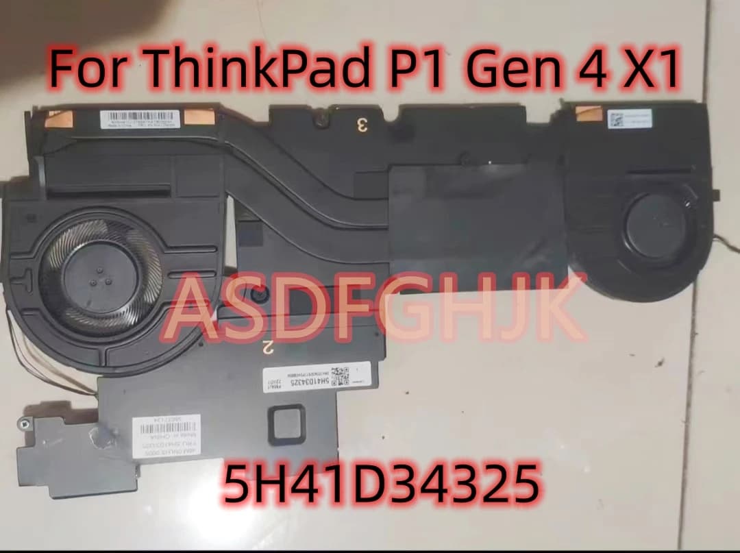 Originale Per Lenovo Per ThinkPad P1 Gen 4 X1 Extreme 4th Gen 5H41D34325 Ventola del dissipatore di calore 100% Lavoro perfetto