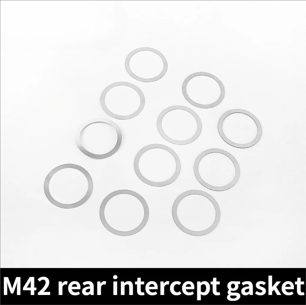 Kit guarnizioni flangia intercettazione posteriore in acciaio inossidabile da 11 pezzi 0,02 mm-1 mm per telecamera telescopica astrofotografia M42/ M48/ M54