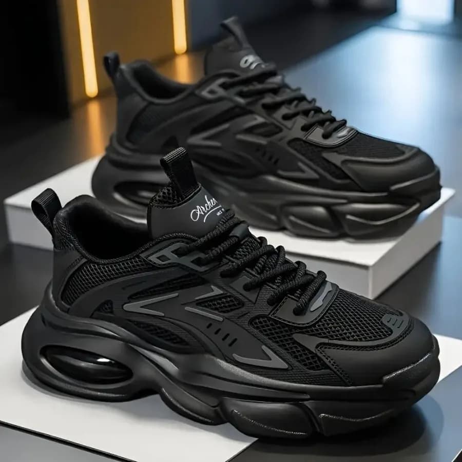 Nuove Scarpe Estive Traspiranti da Uomo 2025 – Sneakers Versatili con Suola Spessa per Corsa Casual e Stile Dad Shoe