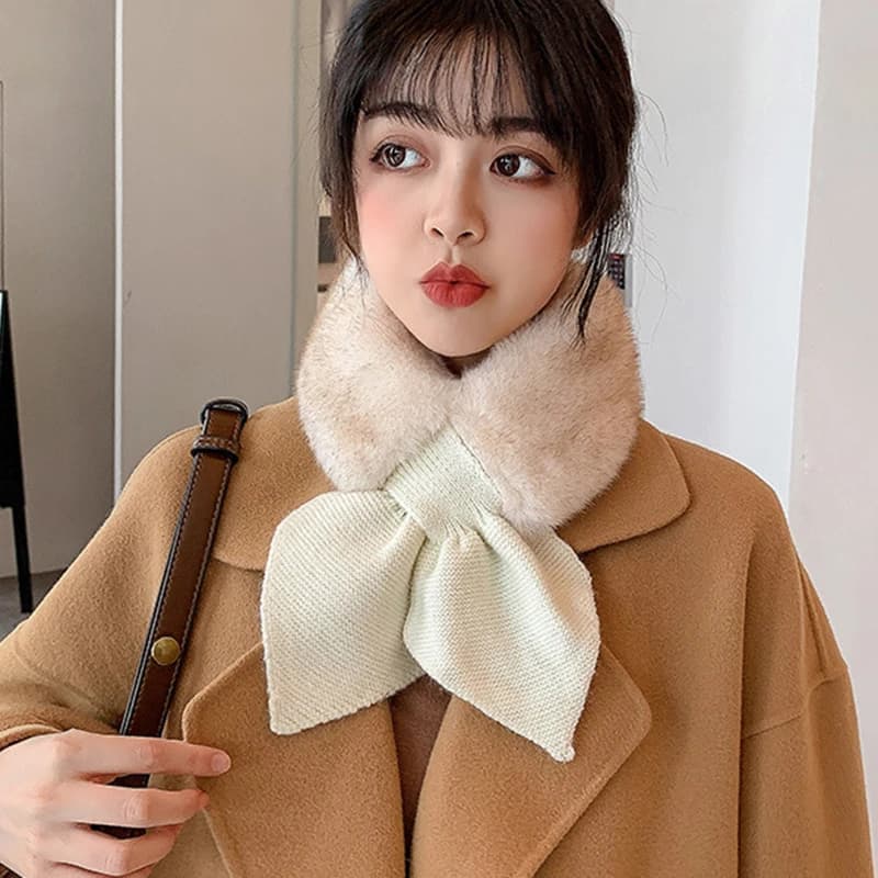 Inverno donna cinghie incrociate scialle morbido collo sciarpa ragazze signore autunno inverno sciarpa lavorata a maglia dolce tutto-fiammifero sciarpe femminili