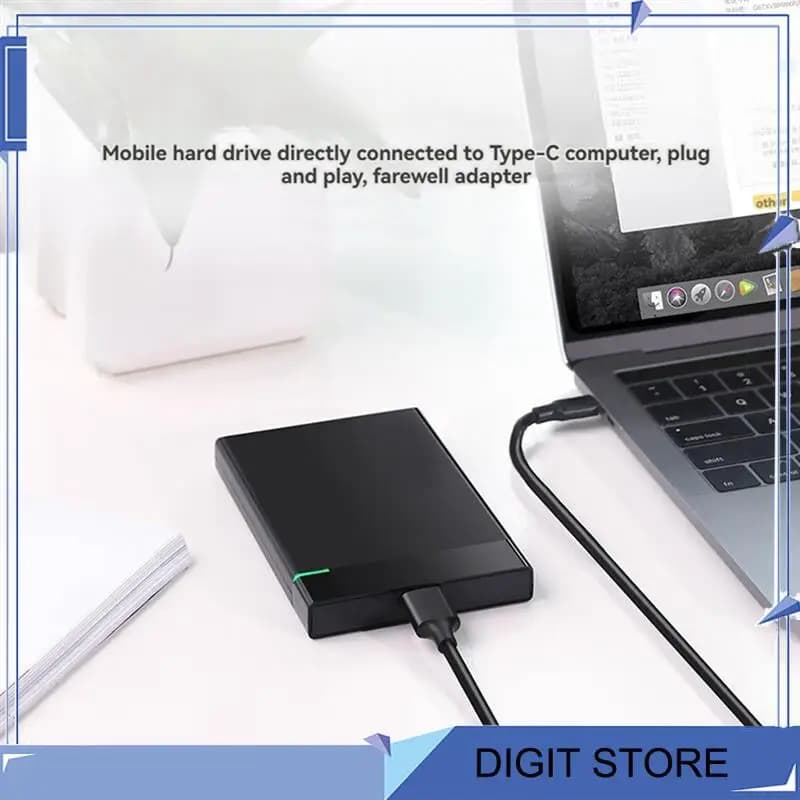 DIGIT-Connettore USB tipo C affidabile al cavo Micro-B per disco rigido esterno SSD e fotocamera