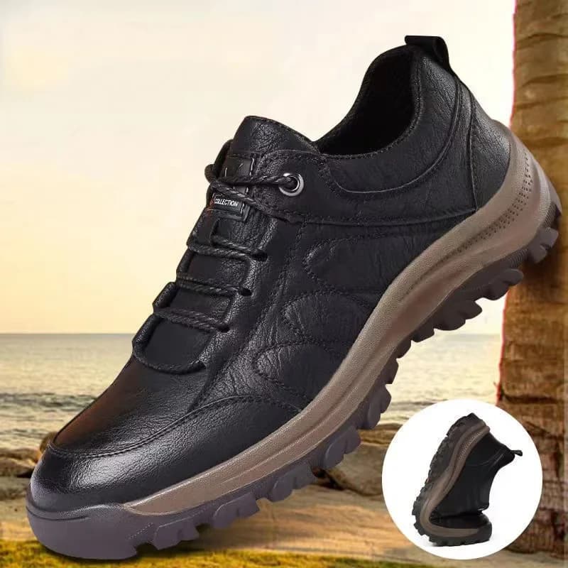 Comode scarpe da uomo alla moda da corsa alla moda da strada Scarpe sportive da trekking casual in pizzo da esterno antiscivolo Scarpe da ginnastica da uomo di grandi dimensioni