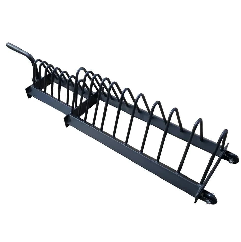 Gym Fitness Accessories Bumper Weight Plate Storage Rack For Shock Plates