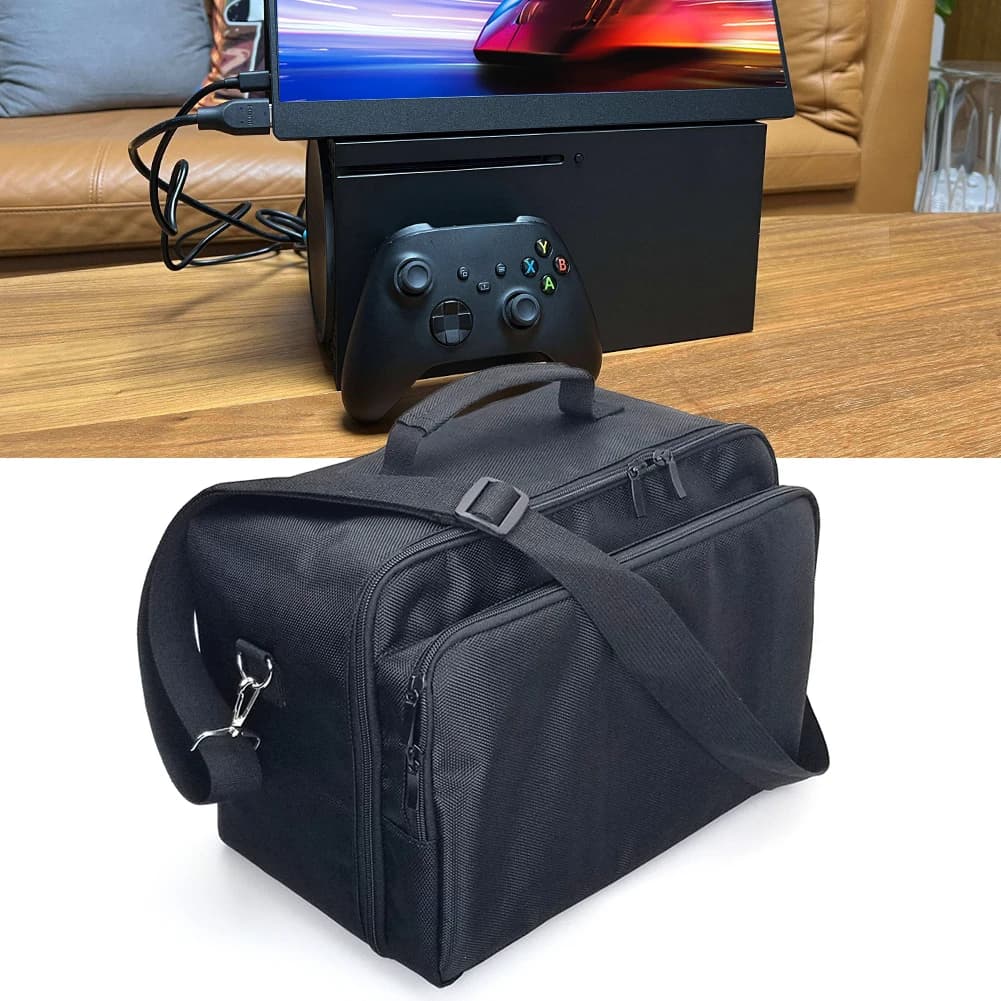 Per Xbox Series X/S Custodia da trasporto Borsa da viaggio protettiva impermeabile Antiurto per console di gioco Controller wireless e accessori