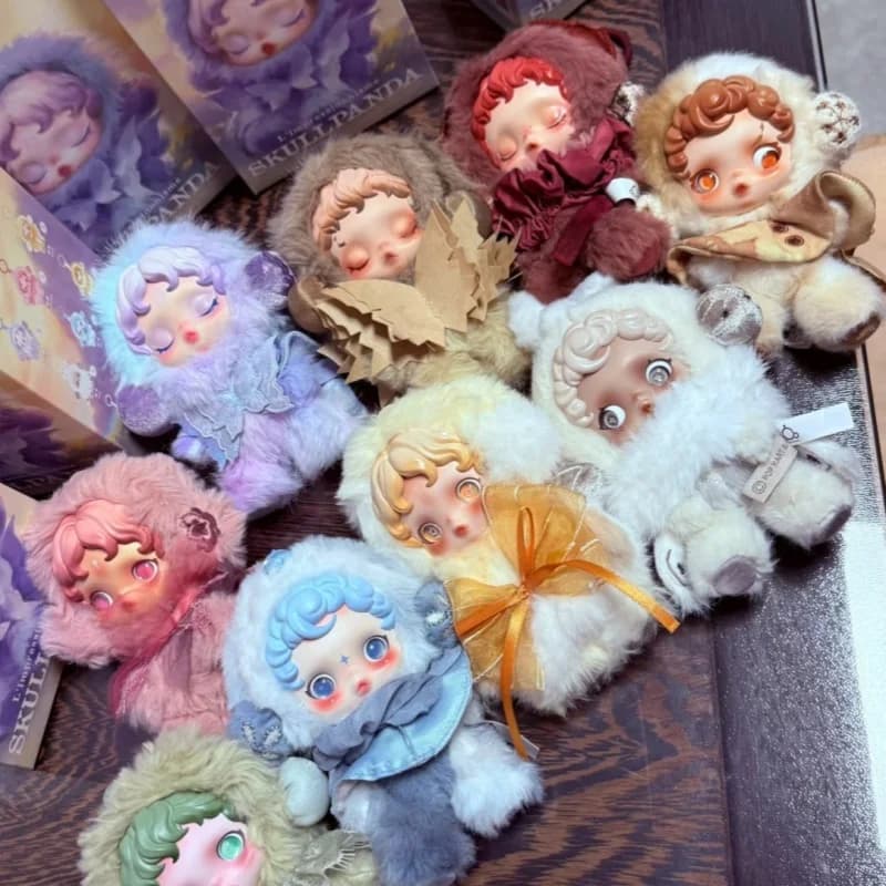 Pop Mart Skullpanda L Impressionnisme Series Plush Doll Blind Box Mystery Surprise Collectible Toy Gifts For Anime Collectors