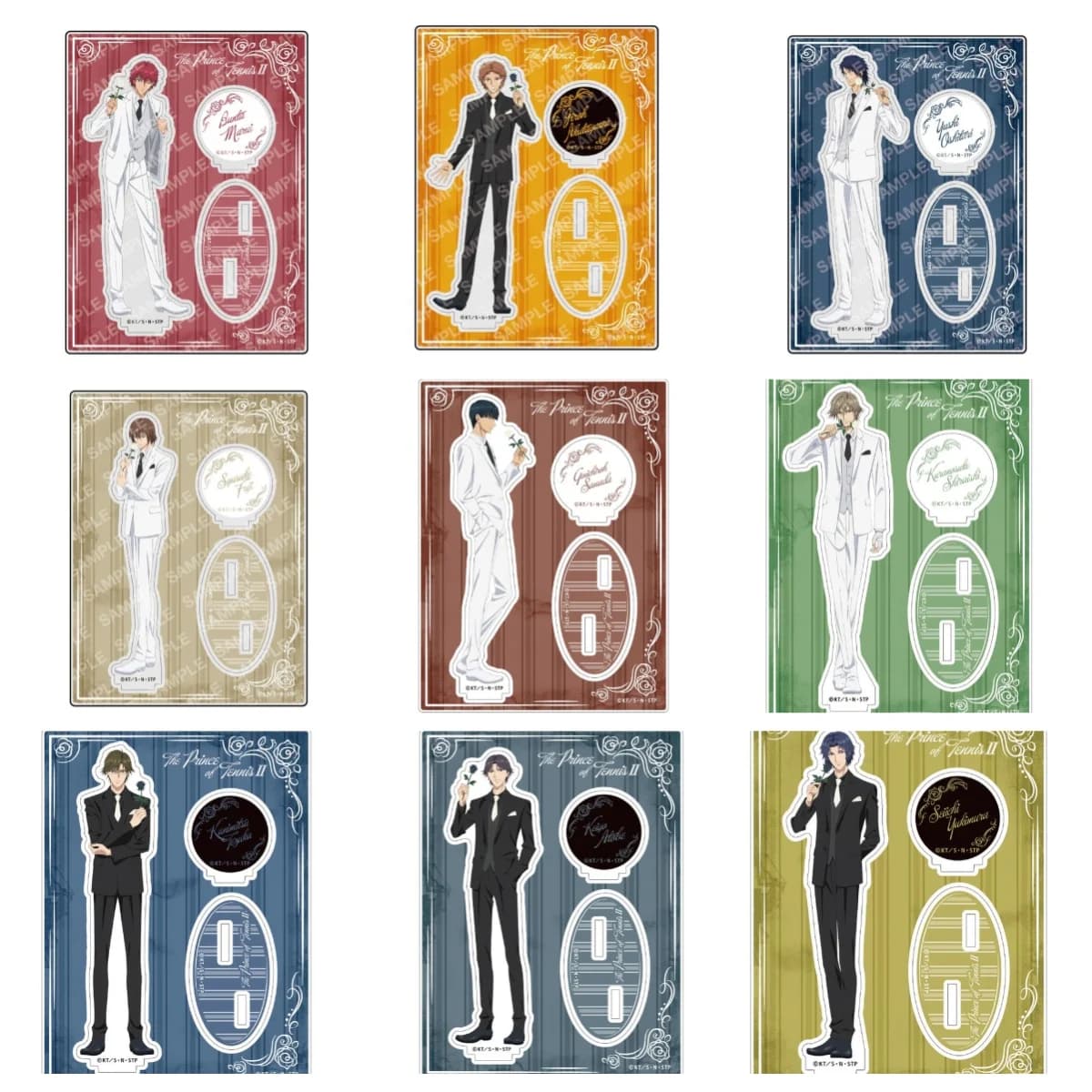 Gioco Kuranosuke Shiraishi Seiichi Yukimura Keigo Atobe Acrilico Stand Doll Anime Ryoma Echizen Figura Modello Cosplay Giocattolo Regalo