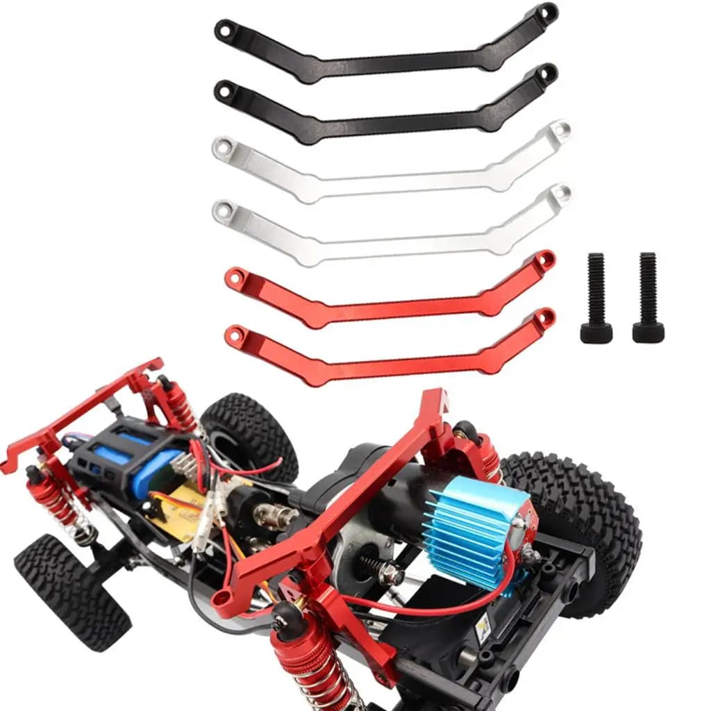 2Pcs Front and Rear Body Mounts 86 MN86S MN86K DIY Modified Accessories Premium CNC Machined