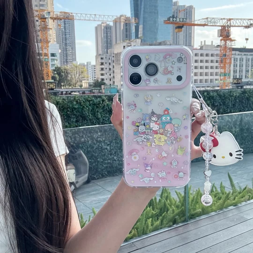Custodia per iPhone 17 Pro Max, 16, 15 Golden Foundation Sanrio - Cover Posteriore Regalo