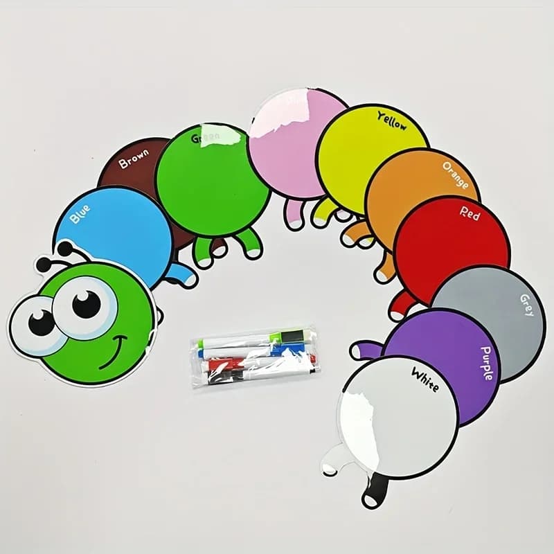 15 adesivi puzzle magnetici cancellabili (inclusi 4 penne per lavagna) universali per frigoriferi per lavagne, piastrelle riutilizzabili