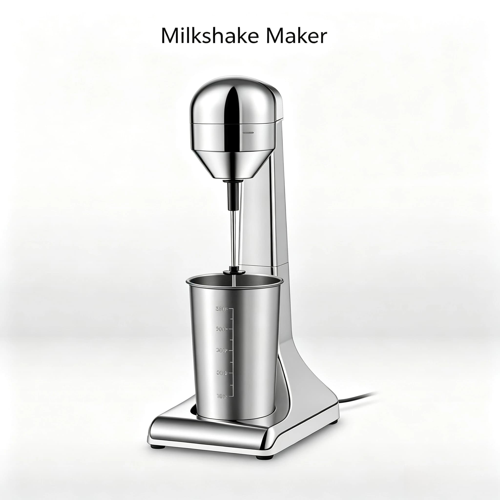 Double Head Milkshake Maker, Household Multifunctional Automatic Milk Foam Blender for Milkshake, Coffee Foam Making