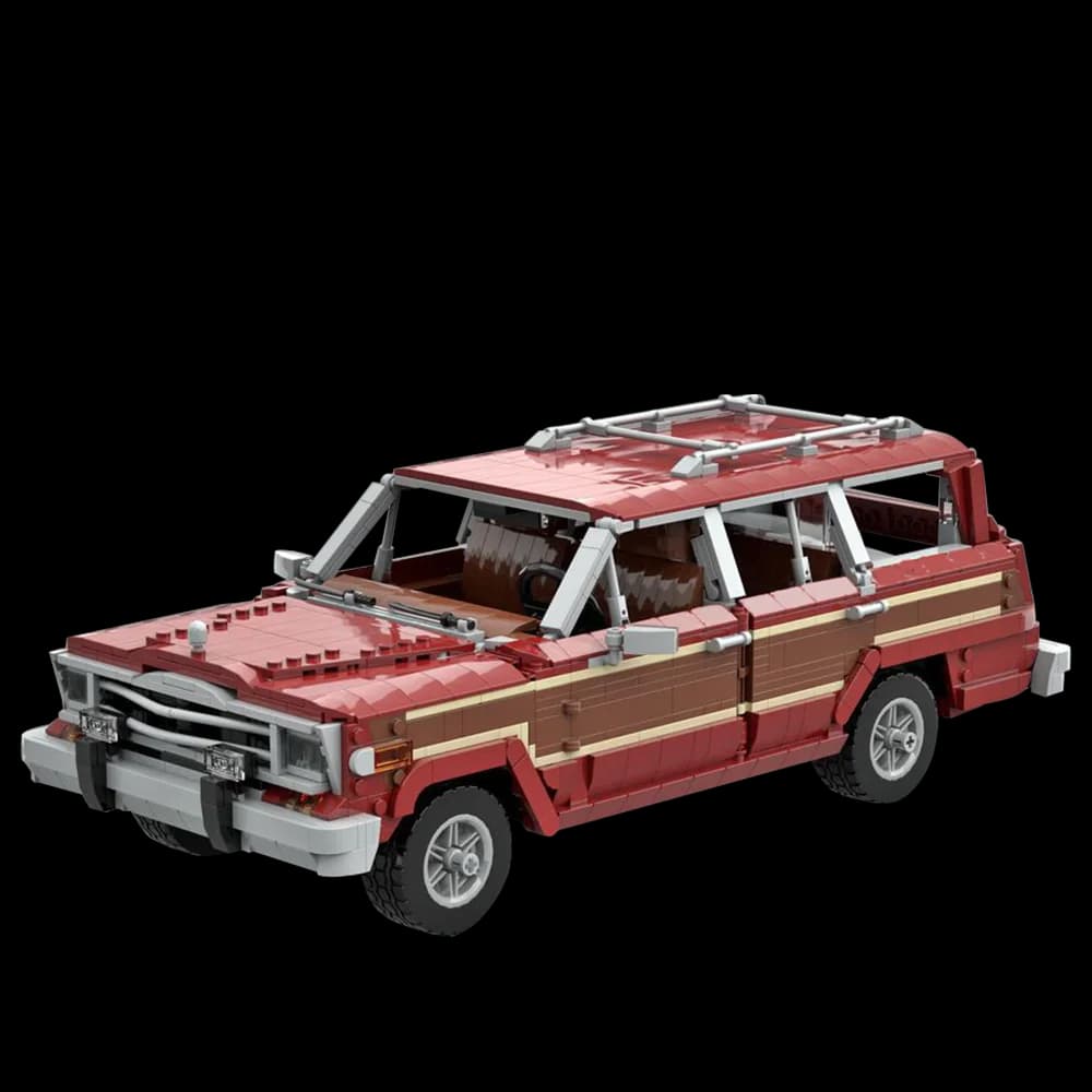 Set di blocchi da costruzione Gobricks MOC Jeep Grand Wagoneer