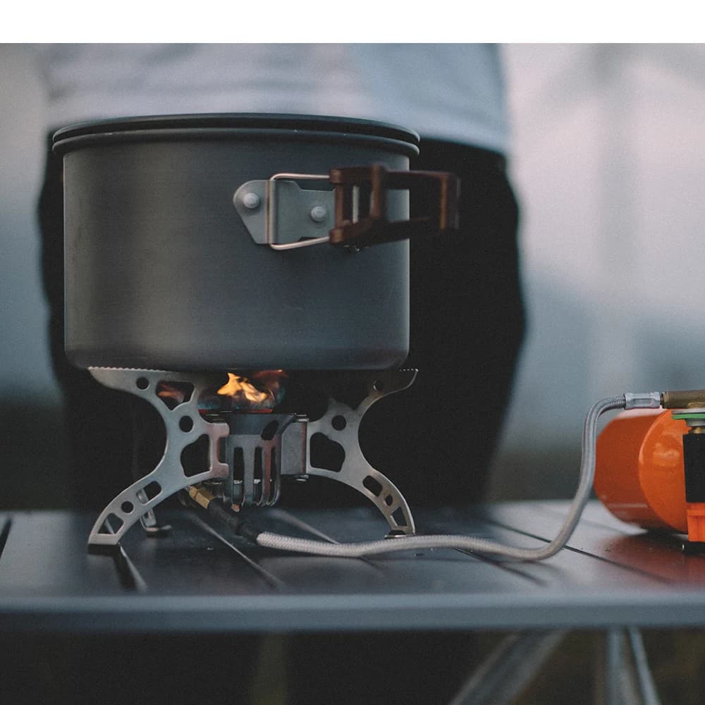 BRS-8/8A 4500W Fornello Portatile a Doppio Uso (Olio e Gas) per Esterni, Stufa a Olio Separata per Escursionismo e Campeggio ad Alta Quota 2026