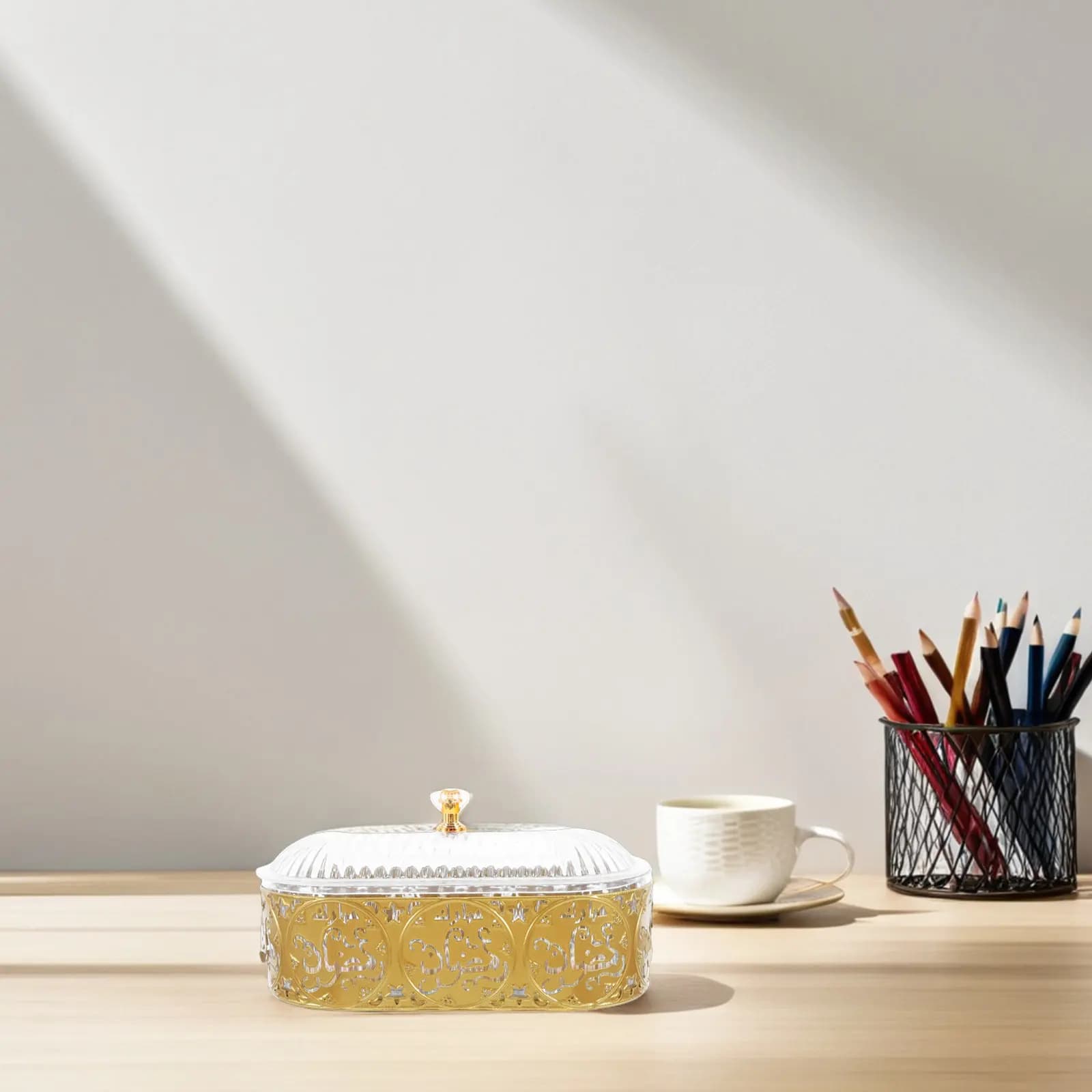 Vassoio Decorativo per Dolci del Medio Oriente, Piatto di Servizio per Dolciumi, Frutta Secca, Cioccolatini, Stoviglie per Feste del Ramadan, Eid Mubarak