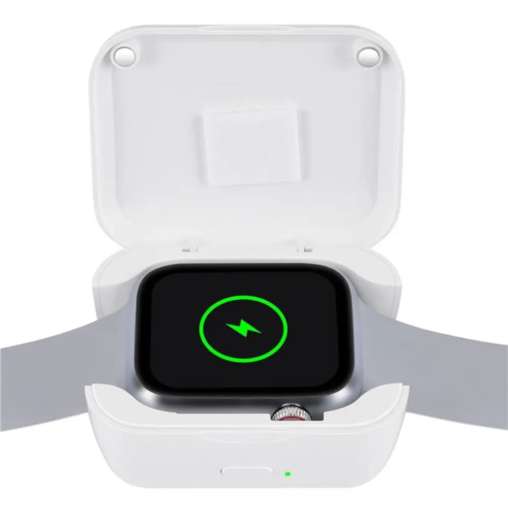 Fast Charging Watch Power Bank Mini Magnetic Watch Wireless Charger Portable 750mAh for Apple Watch 10/9/8/7/6/5/4/3/2/1