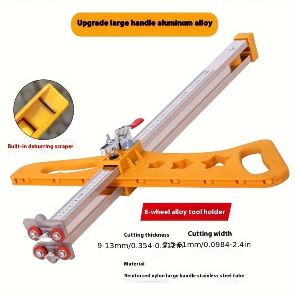 Utensile da Taglio per Pannelli in Gesso Leggeri con Altezza Regolabile, Meccanismo di Posizionamento Rapido e Scala Precisa