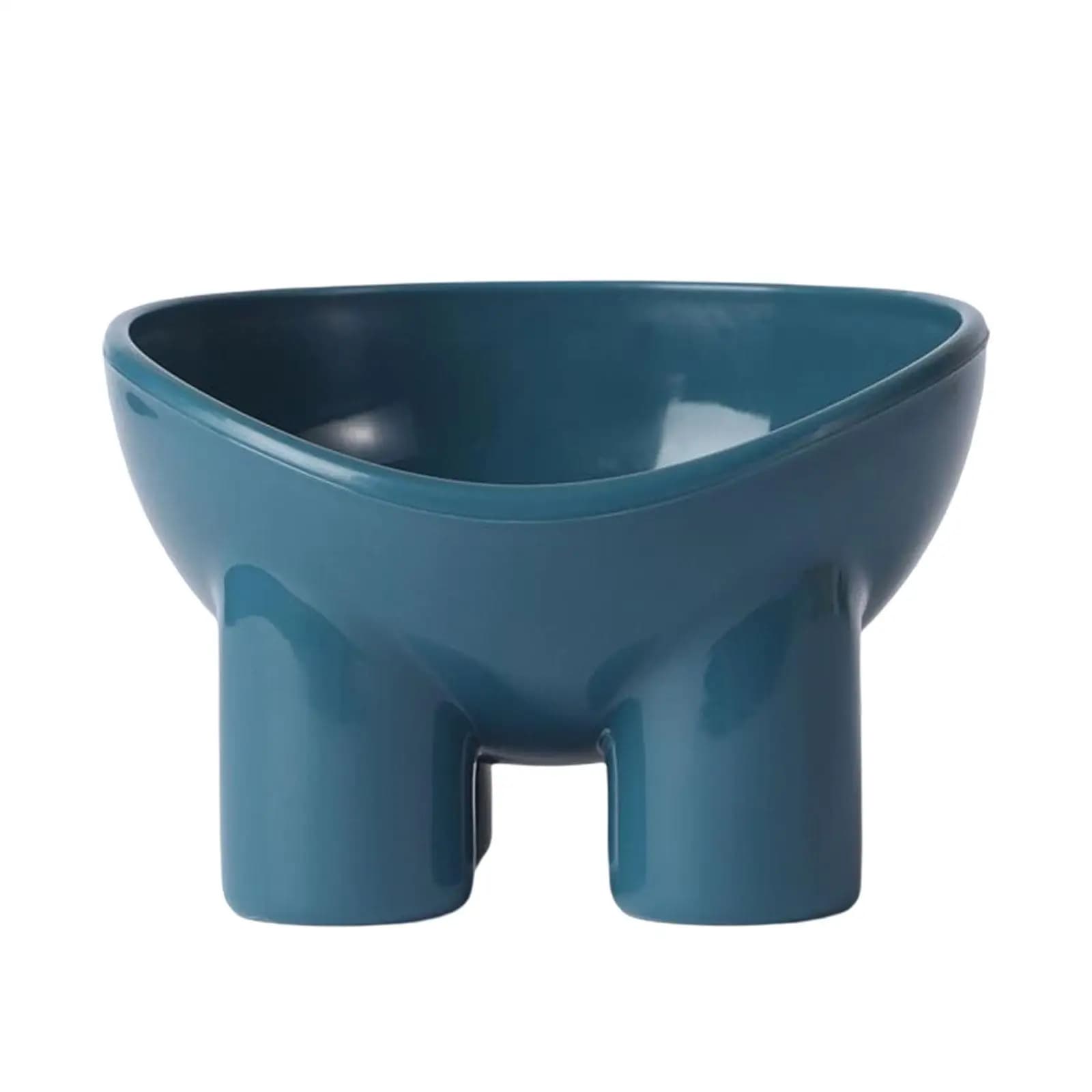 Cat Food Bowl Tilted Heightened Pet Feeding Dish Pet Spine Accessories Food Container Protection Feeder for Cats and Small Dogs