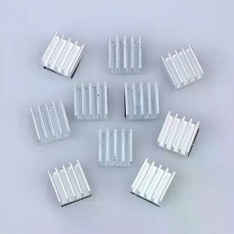 10 piece A4988 aluminum radiator heat sink: high performance cooling for step-by-step driver for 3D printer.