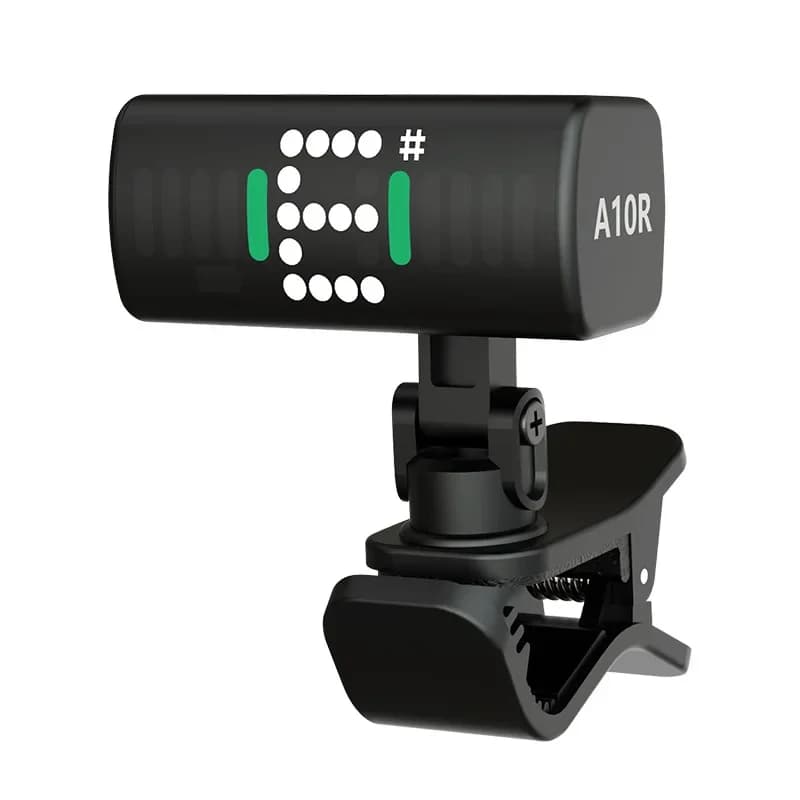 Nuovo Swiff Audio A10R Girevole Clip-on LED Mini Basso Sintonizzatore per Violino Cromatico Ukulele con Ricarica Rapida di Tipo C