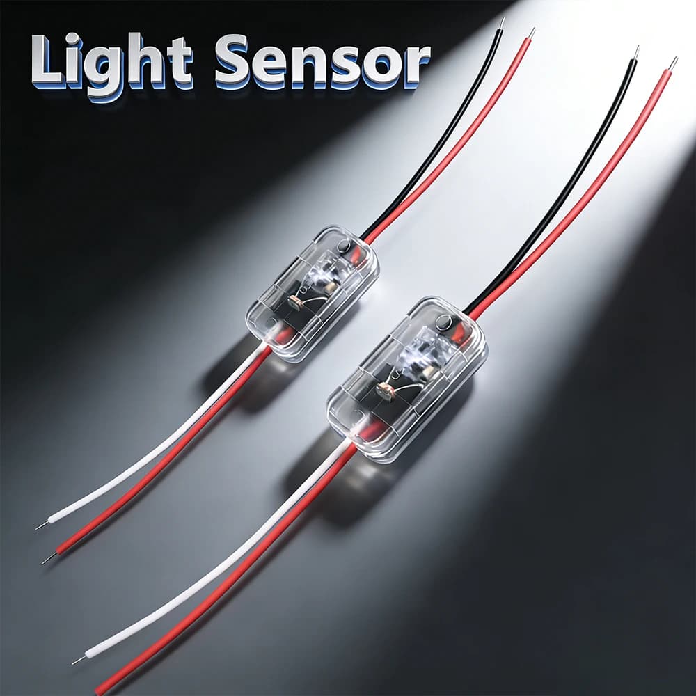 Light Sensor Switch Work In Night Or Day Automatic Auto on Off Photocell Street Light Switch DC 3.7V 5V 12V 24V 5A