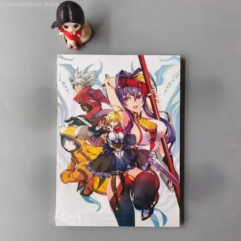 BlazBlue Centralfiction Collectible Sketch Book Game Character Line Art Tracing Workbook Anime Peripheral Drawing Reference Book