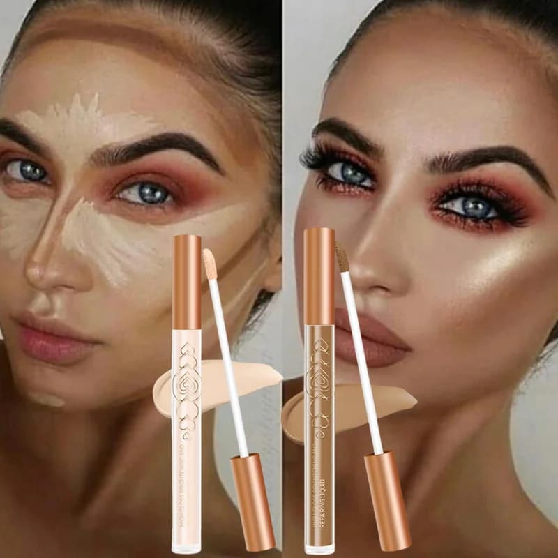 1 pcs Liquid Contour For Face Stick 3D Cement Grey Naked Shadow High Glossy Cream Appearance Atural Corrector and Radiant Shade