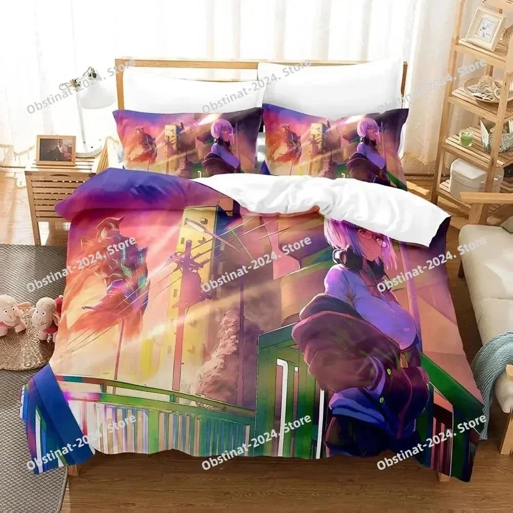 Anime SSSS.GRIDMAN Set biancheria da letto Copripiumino stampato Federa Singolo Doppio Queen Super King Size Set