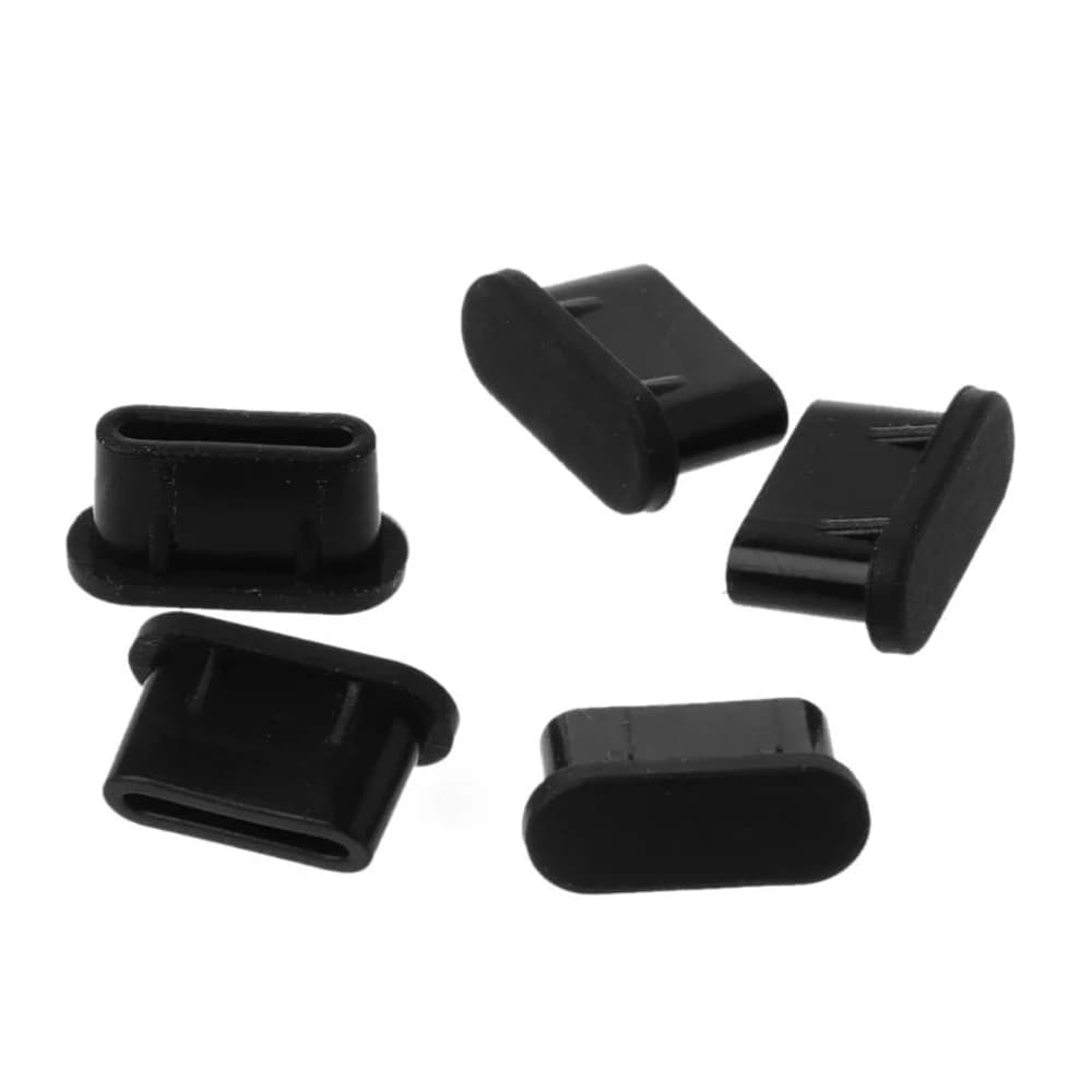 Accessori per Protezione Cavi, Copertura in Silicone, Protezione per Porta di Ricarica USB, Tappi Antipolvere per Cavo USB Tipo-C
