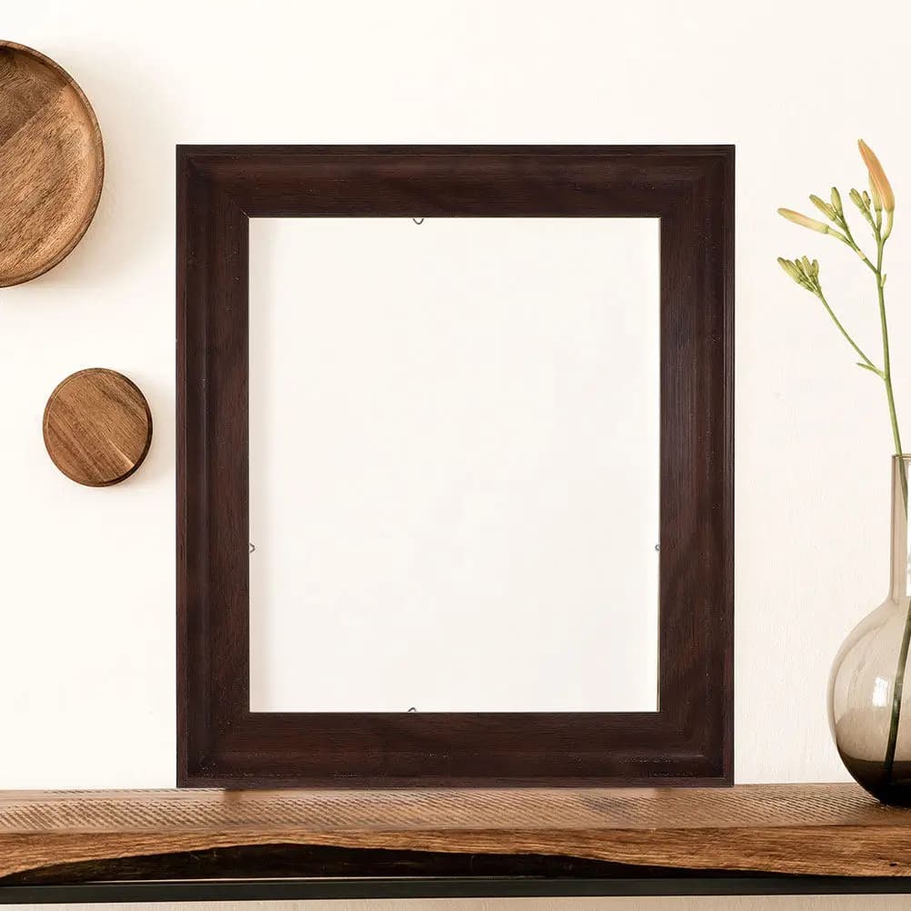 Cornice Flottante in Legno Decorativa per Quadri, Portafoto da Parete per Casa, Cornici per Esposizione di Dipinti a Olio e Tele