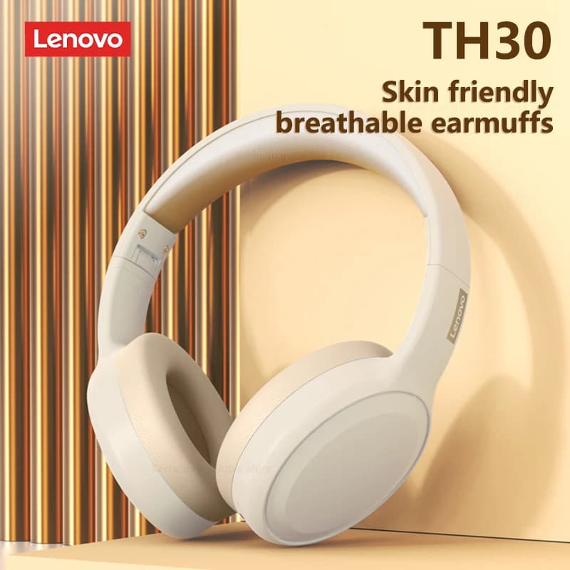 Original Lenovo TH30 Wireless Bluetooth 5.1 Hifi Stereo Music Headset game Headset with microphone 2023 new headphones