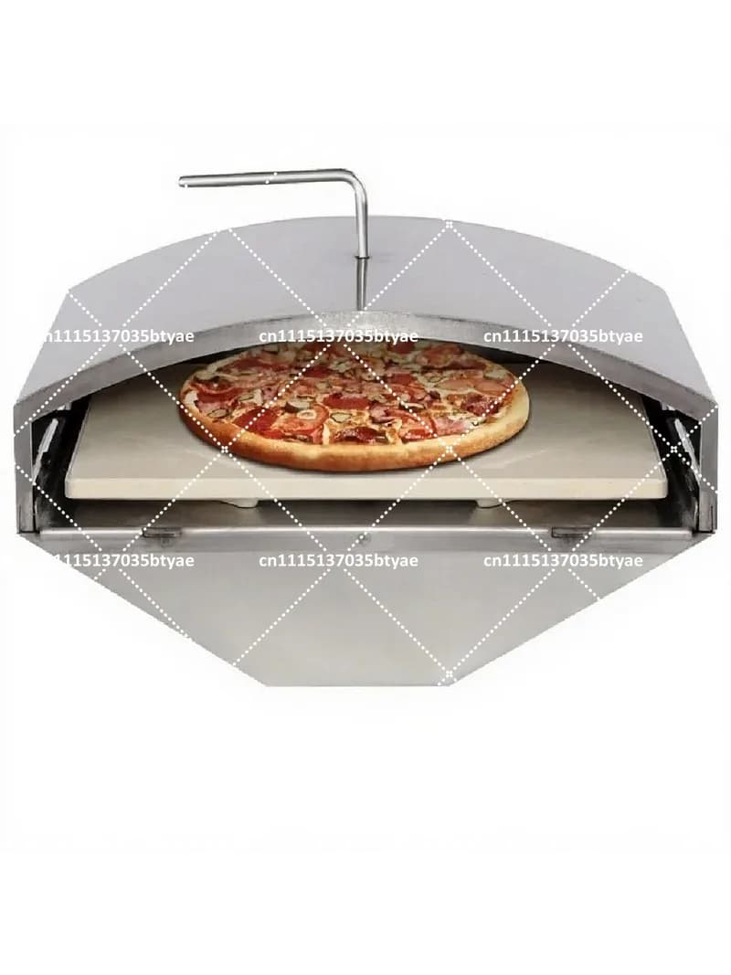 Wood Grill Pizza Oven for Pellet Grill, Outdoor Hearthstone Baking Stone for BBQ