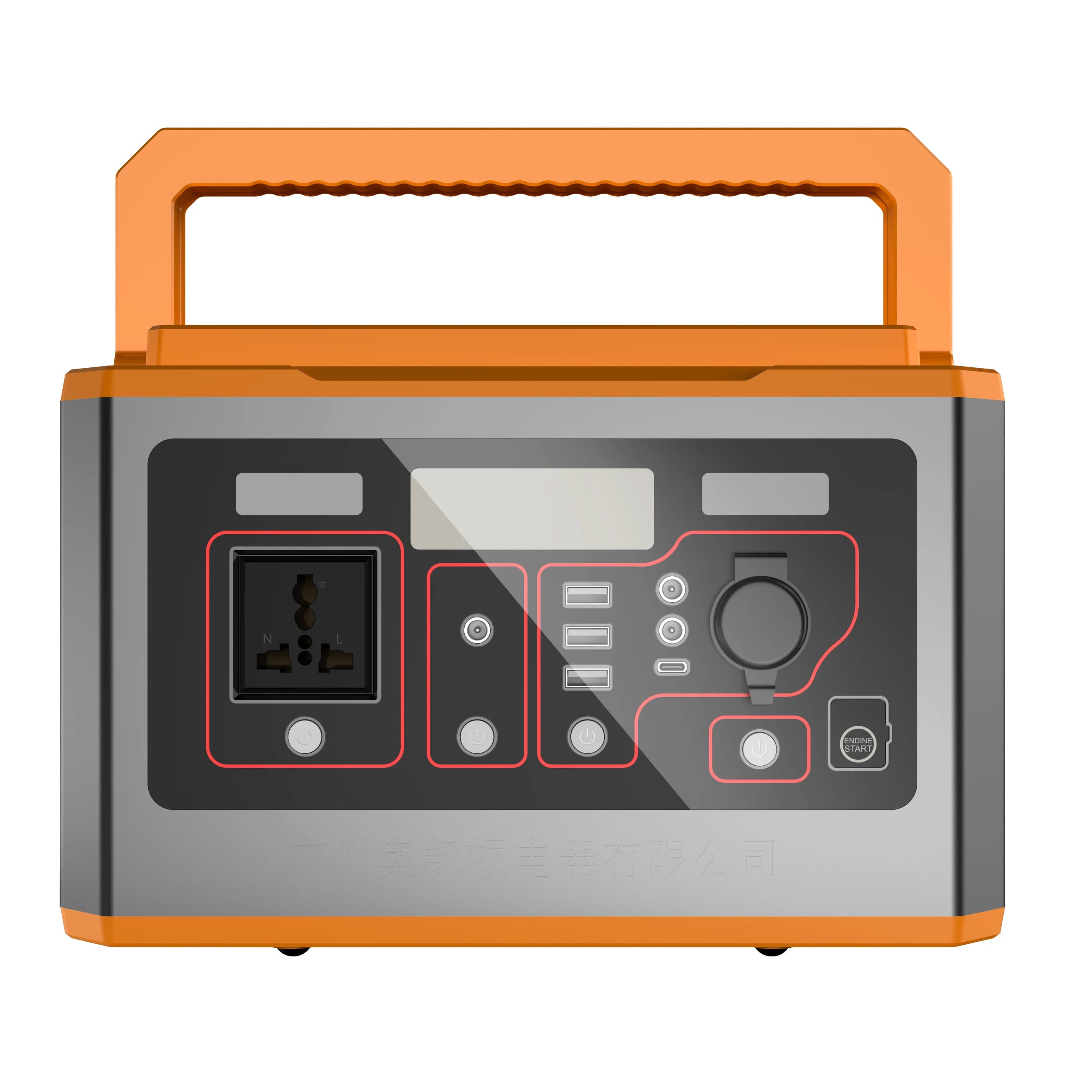 Portable 500W Power Bank 135000mAh Rechargeable Emergency Camping Energy Generator PD60W Lifepo4 Battery Station Flashlight MPPT