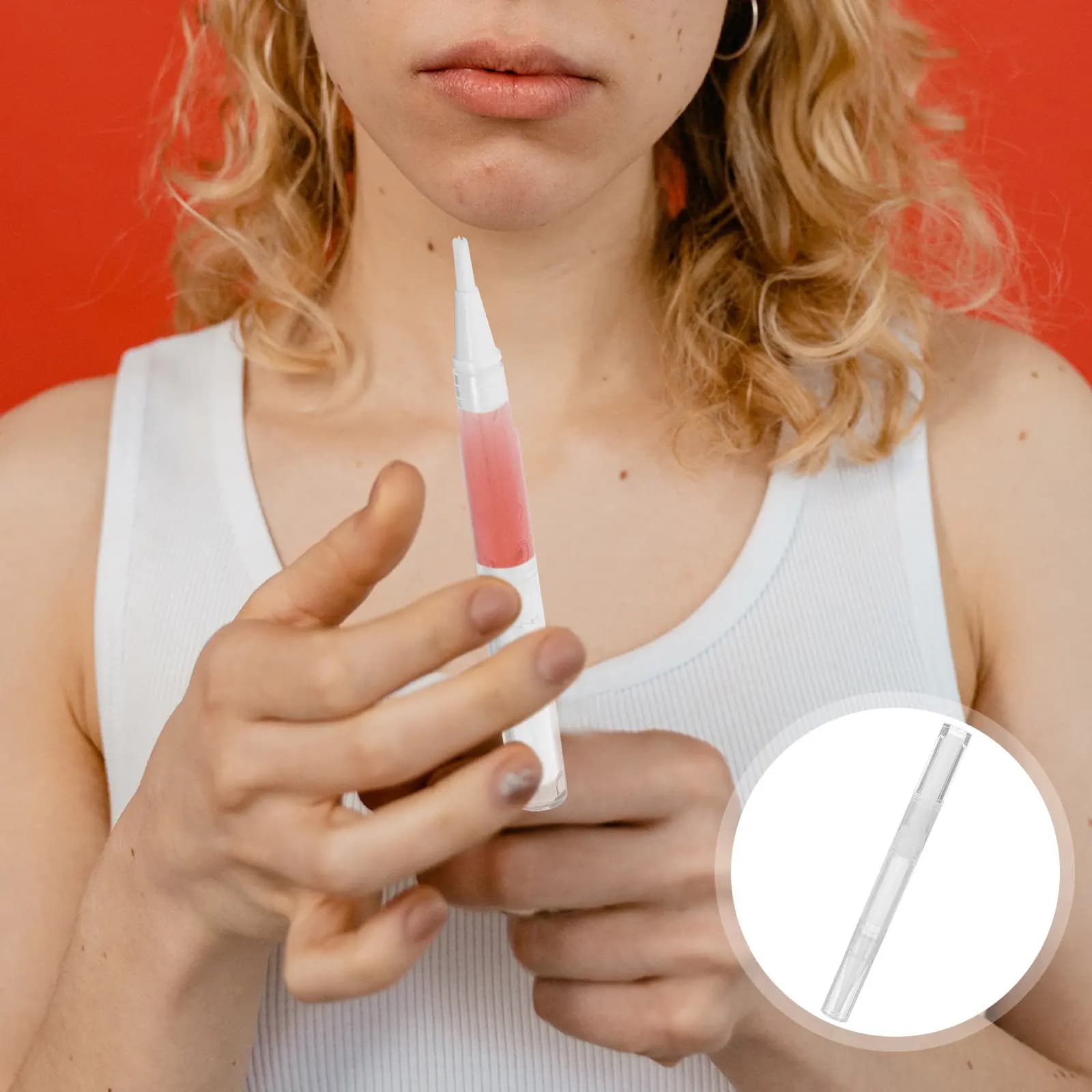 4 applicatori vuoti per nutrimento delle unghie, pratico strumento per manicure, per olio per cuticole, contenitore per oli essenziali, riutilizzabile
