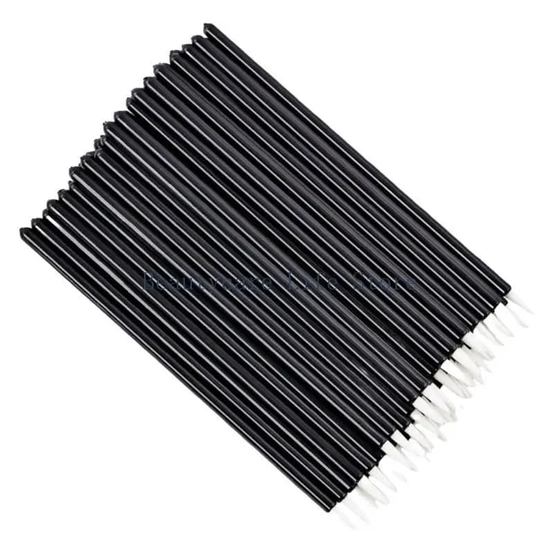 652C 50 pz/set Pennello per usa e getta Pennelli per rossetto Pennelli per extension ciglia Bastoncini per per